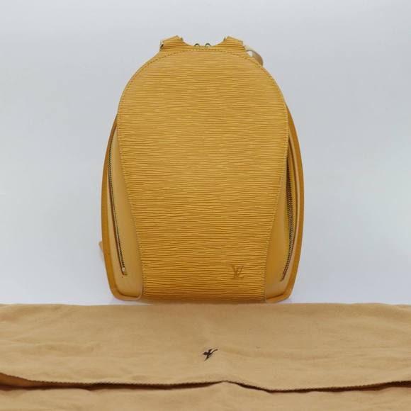 LOUIS VUITTON Epi Mabillon Backpack Yellow M52239 LV Auth 82929 - Picture 12 of 16